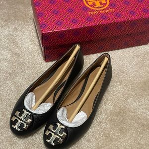 Tory Burch Claire Ballet Flat Tumbled Leather